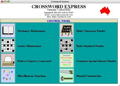 ATPM 13 07 Review: Crossword Express 7 4d
