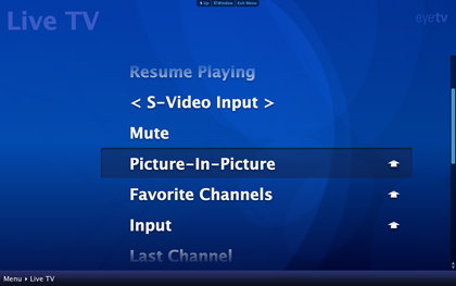 eyetv-menu