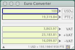 1 eur to php