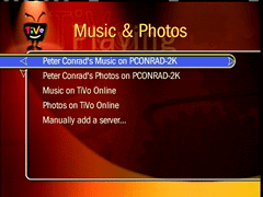 Tivo Menu